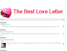 Tablet Screenshot of loveletter.khocviem.org